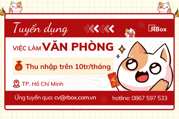 Danh sách việc làm văn phòng tại TP.HCM